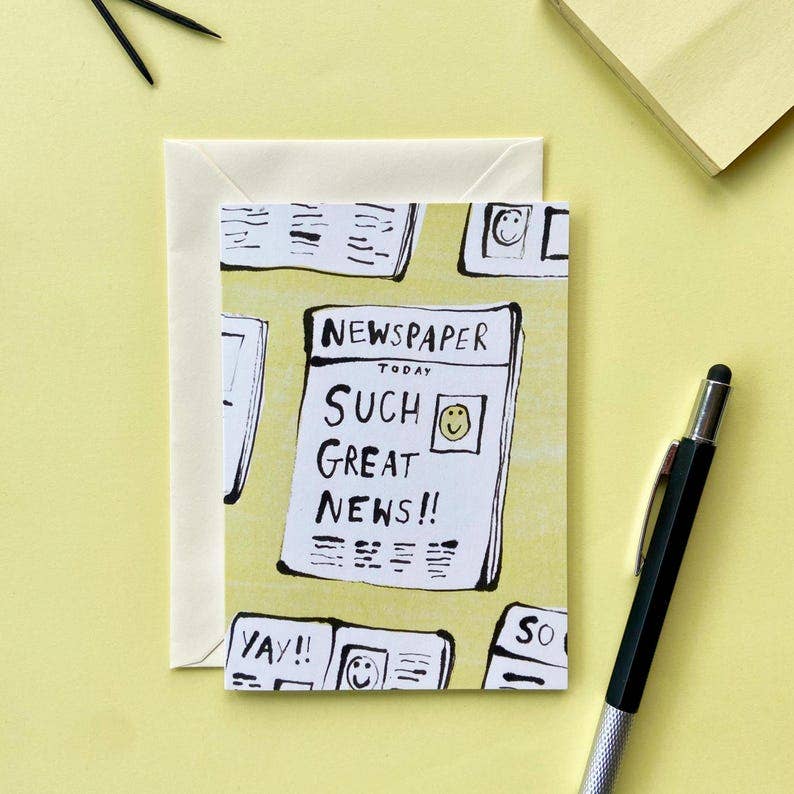 Such Good News Greeting Card