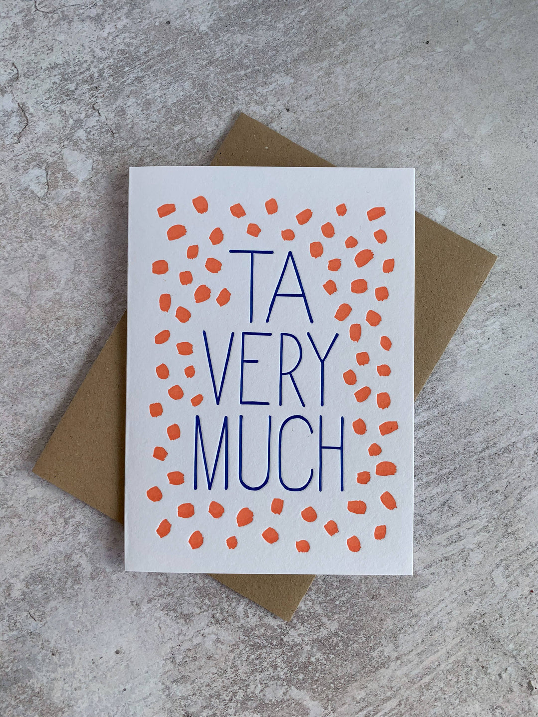 TA VERY MUCH Greeting Card