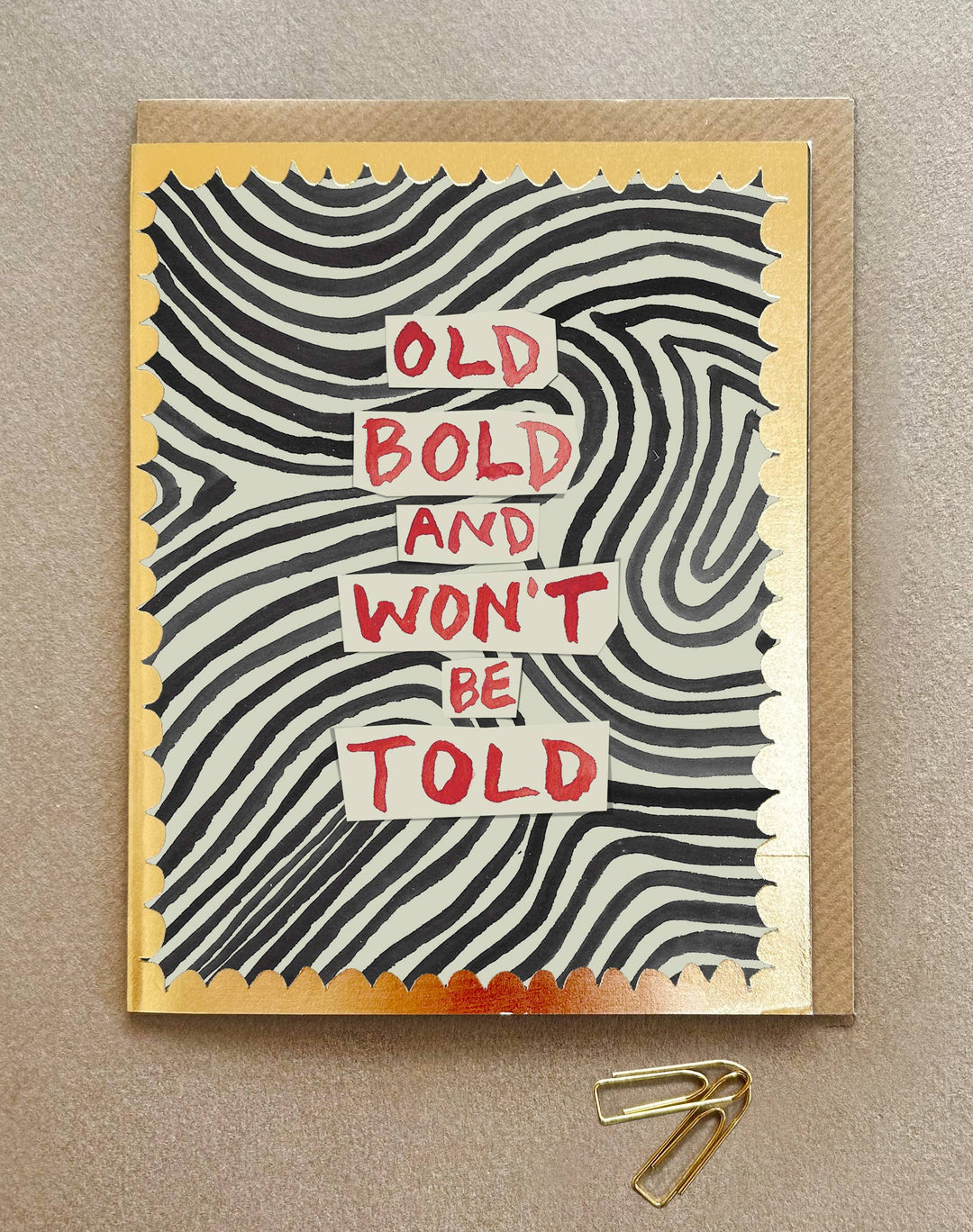 Old, Bold, Won&