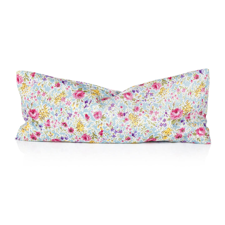 Relaxation Lavender Eye Pillow Pale Blue Floral Pattern